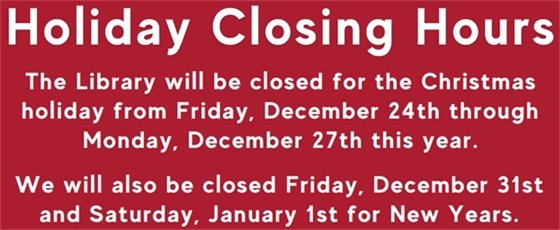 Holiday Closing Hours