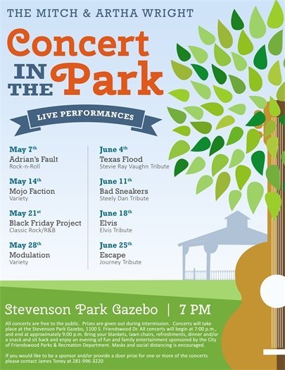 Concert in the Park 2021