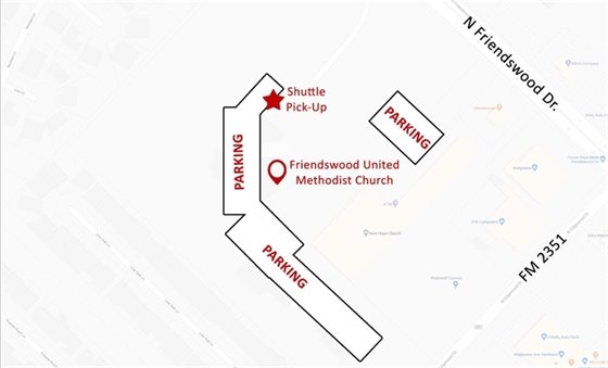 Friendswood United Methodist Church Parking Map