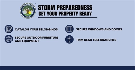 Storm Preparedness get your property ready