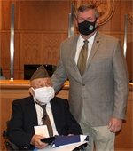 Mayor Foreman with Paul Yee