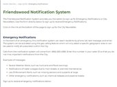 Friendswood Notification System