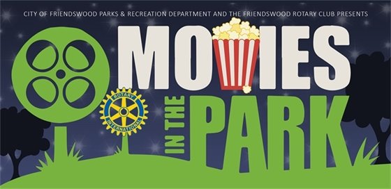 Movie graphic with text