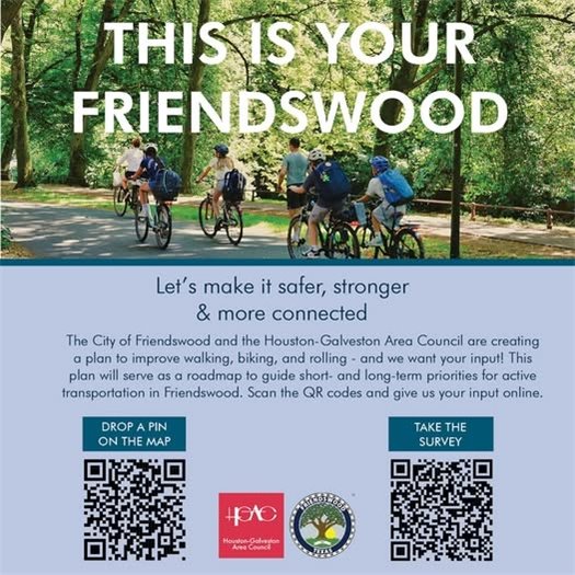 HGAC Transportation Survey Graphic with QR Code