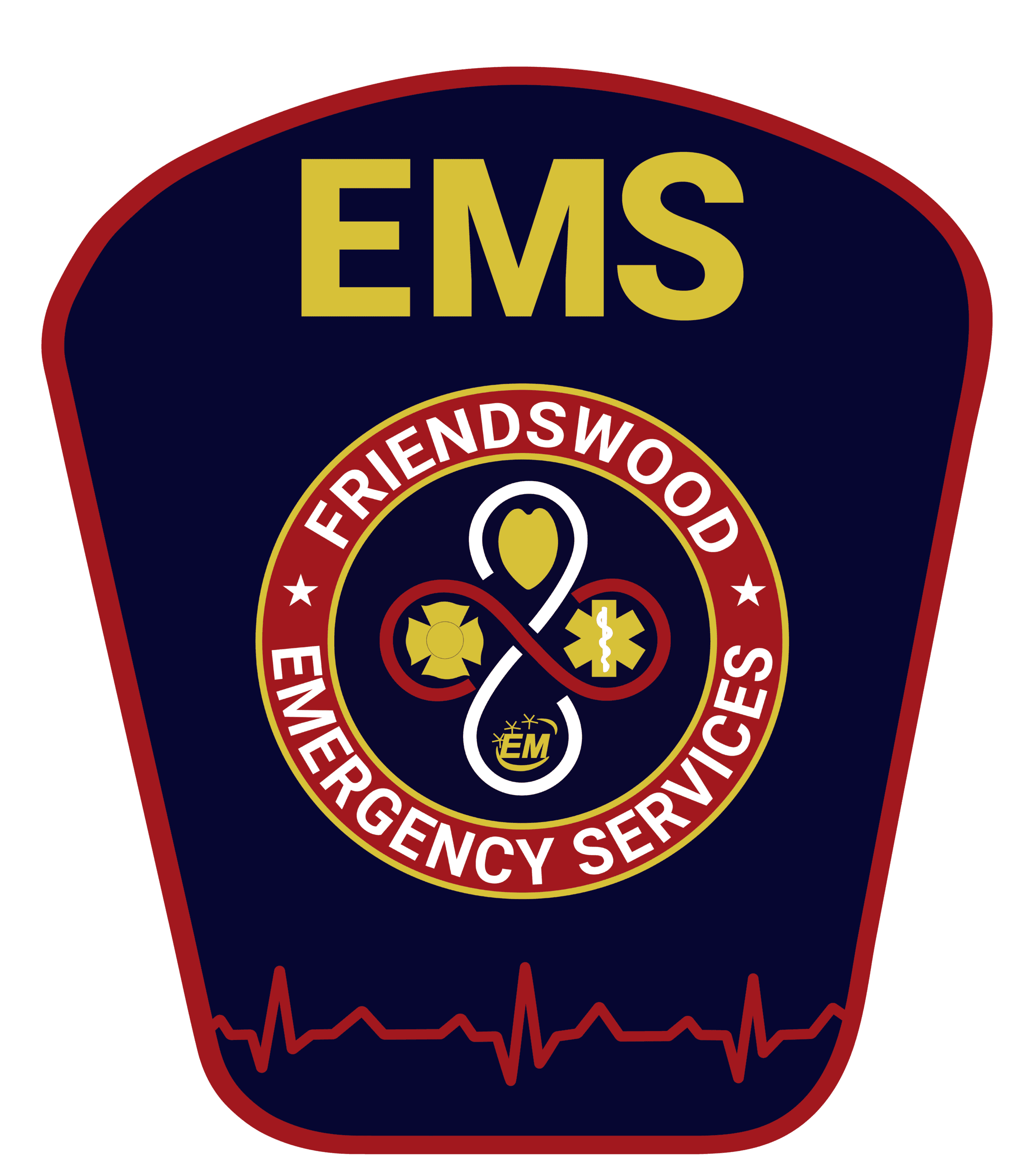 Friendswood Emergency Medical Services Patch with Emergency Services Seal